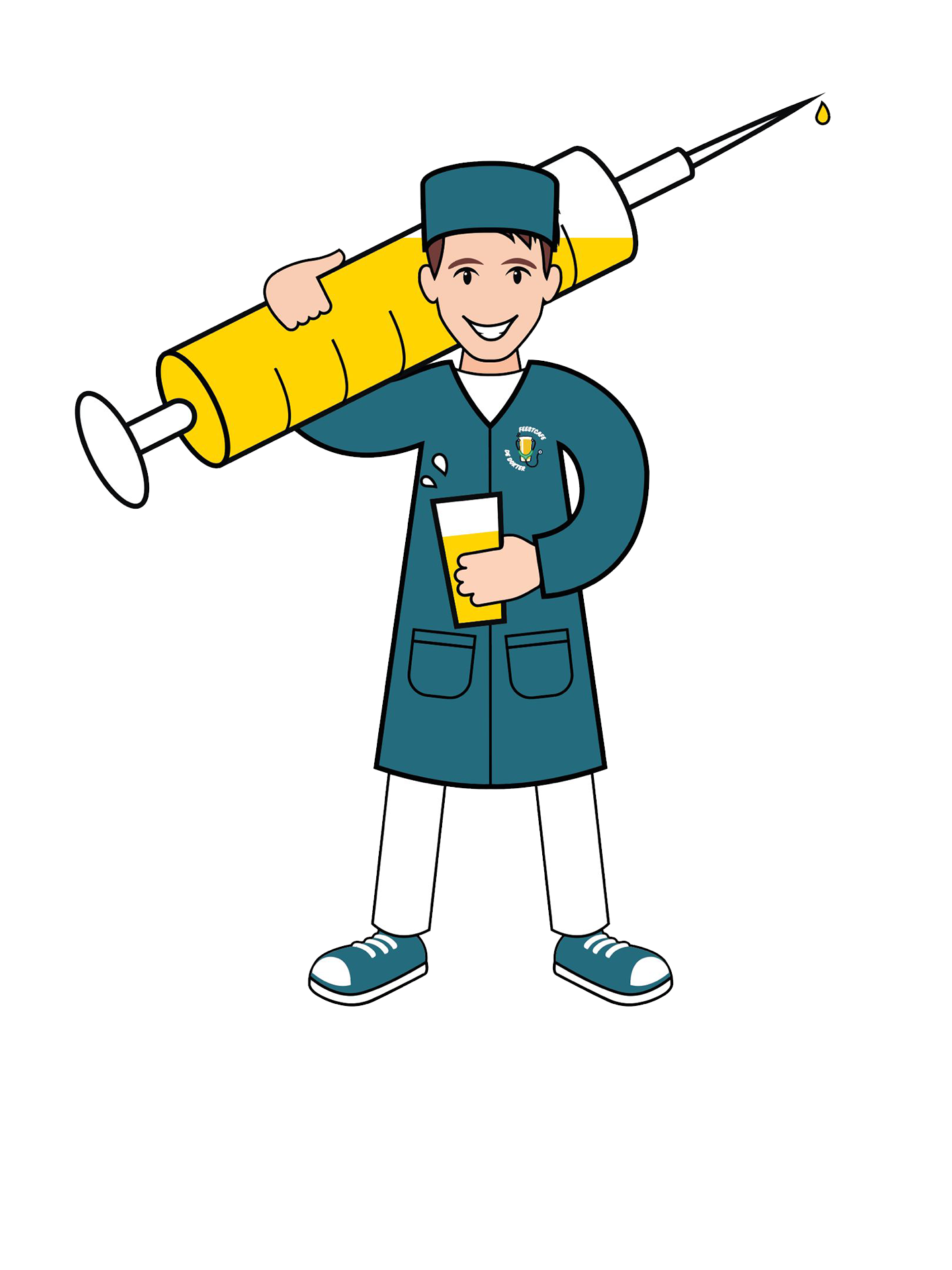 De Dokter mascotte